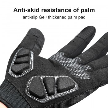 KUTOOK Full Finger Touch Screen Cycling Gloves Road MTB Mountain Bike Gloves Bicycle Outdoor Sport Gloves Breathable Equipment