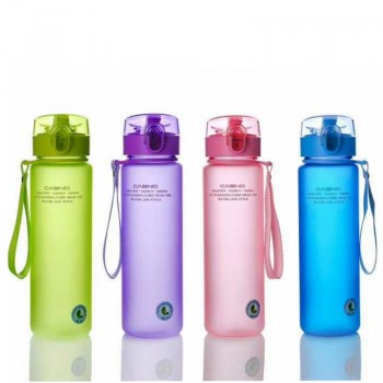 Water Bottle 400ml 560ml BPA Free Leak Proof Sports Water Bottle for Cycling Biking Travel Portable Water Bottle Plastic