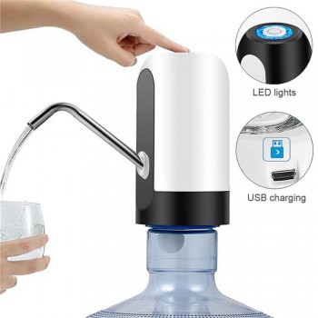 ZILU Wireless Water Bottle Dispenser Rechargeable Electric Water Pump Portable Drinking Bottles Drinkware Tools For Sports/Camp