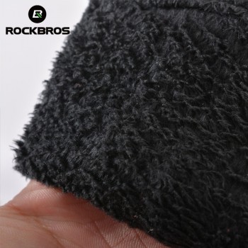 ROCKBROS Touch Screen Bike Gloves Winter Thermal Windproof Warm Full Finger Cycling Glove Anti-slip Bicycle Gloves For Men Women