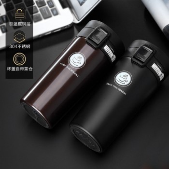 Hot Quality Double Wall Stainless Steel Vacuum Flasks 360ml 380ml Car Thermo Cup Coffee Tea Travel Mug Thermol Bottle Thermocup