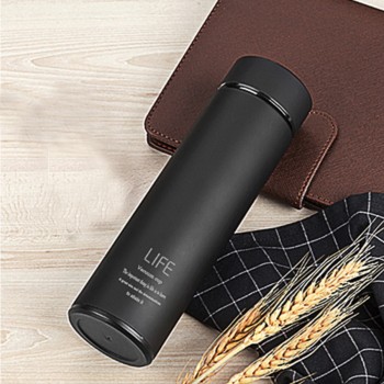 Insulate Thermos tea mug with Strainer Thermo mug Thermos Coffee cup Stainless steel thermal bottle Vacuum flask with lid