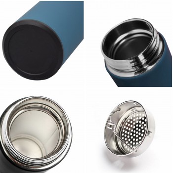 Insulate Thermos tea mug with Strainer Thermo mug Thermos Coffee cup Stainless steel thermal bottle Vacuum flask with lid