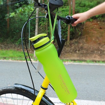 Transhome Plastic Water Bottle 1000ML 600ML High Quality Outdoor Bicycle Sport Bottle For Water Leak proof Portable Drinkfles