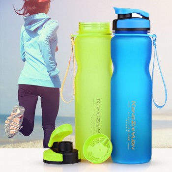 Transhome Plastic Water Bottle 1000ML 600ML High Quality Outdoor Bicycle Sport Bottle For Water Leak proof Portable Drinkfles