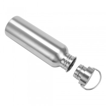 Leak-Proof Food Jar Flask Stainless Steel Water Bottle  Lid Sports For Travel Yoga Cycling Hiking Camping 350/500/750ml