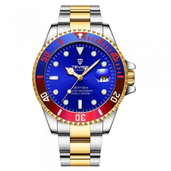 2019 Drop Shipping Tevise Top Brand Men Mechanical Watch Automatic Fashion Luxury Stainless Steel Male Clock Relogio Masculino