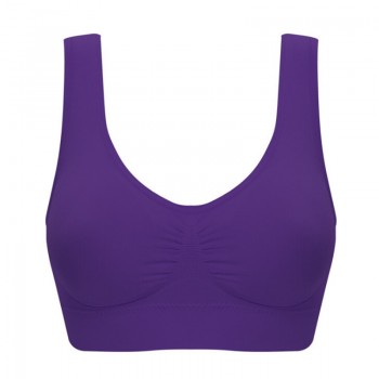 7 Colors NEW Womens Sport Bra Fitness Yoga Running Vest Underwear Padded Crop Tops Underwear No Wire-rim Female gym top bras