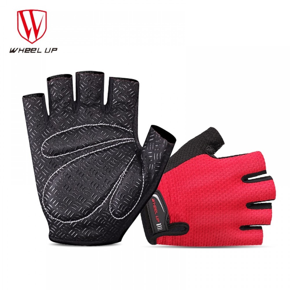 WHEEL UP Summer Cycling Gloves Bike Gloves Half Finger Spring MTB Mountain Bicycle Breathable Sponge Pad Gloves Men