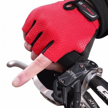 WHEEL UP Summer Cycling Gloves Bike Gloves Half Finger Spring MTB Mountain Bicycle Breathable Sponge Pad Gloves Men