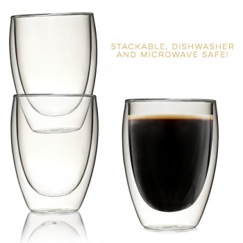 MORGIANA 2\4\6 Pcs Heat-resistant Double Wall Glass Cup Handmade Creative Beer Mug Tea Mugs Drinkware Beer Coffee Cup Set
