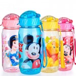 400ml cute ups Eco-friendly Kid baby water baby cartoon water bottle sport bottle for water children Straw kettle sports bottle