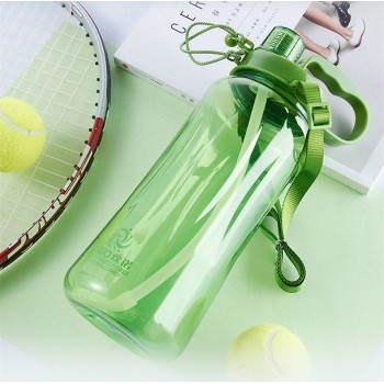 1500ml/2000ml Sports Water Bottles With Straw Gym Fitness Kettle Outdoor Camp Picnic Bicycle Cycling Sport Bottles Eco-Friendly