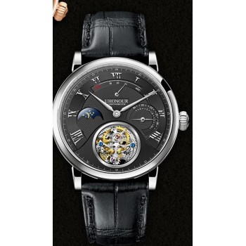 Men Mechanical Watch Tourbillon Watch Hand Winding  Sapphire 25Jewels Genuine Leather Luxury Gift Sea-gull Movement