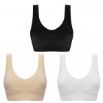 Double-Layer Sports Bra Large Size Thin Type  Sports Bra Yoga Sports Bra Vest Women Adjustable Underwear No Steel Ring