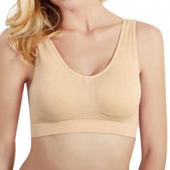 Double-Layer Sports Bra Large Size Thin Type  Sports Bra Yoga Sports Bra Vest Women Adjustable Underwear No Steel Ring