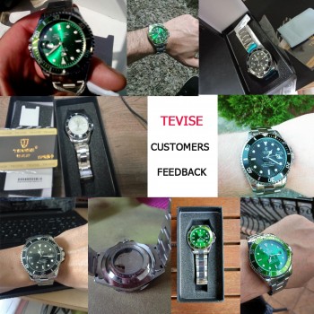 Top Luxury TEVISE Relogio Automatico Masculino Men Mechanical Watches Fashion Waterproof Business Submariner watch Male Clock