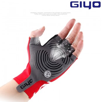 Giyo Breaking Wind Cycling Half Finger Gloves Anti-slip Bicycle Lycra Fabric Mittens MTB Gloves Racing Road Bike Glove