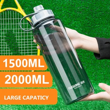 bpa free 1500ml large capacity plastic water bottle Creative Bicycle portable outdoor sport kettle travel fruit juice tea cup