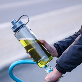 bpa free 1500ml large capacity plastic water bottle Creative Bicycle portable outdoor sport kettle travel fruit juice tea cup