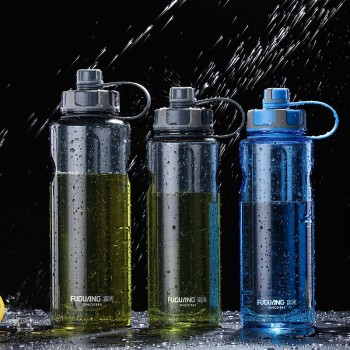bpa free 1500ml large capacity plastic water bottle Creative Bicycle portable outdoor sport kettle travel fruit juice tea cup