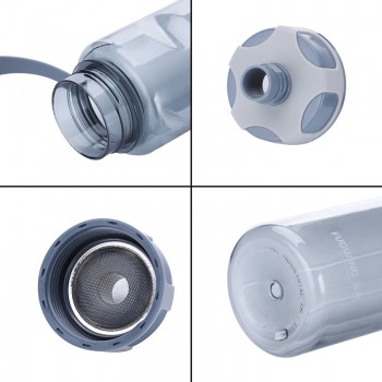 bpa free 1500ml large capacity plastic water bottle Creative Bicycle portable outdoor sport kettle travel fruit juice tea cup