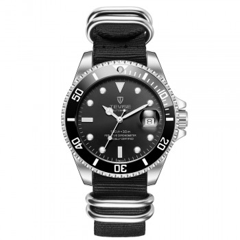 TEVISE Green Watch Men Automatic Mechanical Anti-Scratch Rotatable Outer Ring Waterproof Luminous Mens Watches Top Brand Luxury