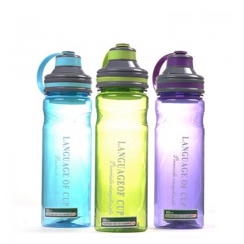 YiHAO 500ml New Plastic Convenience Sports Water Bottles Lovers General Vehicle Leakproof Automatic Buckle Water Bottle