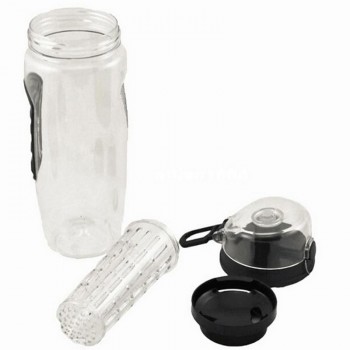 Urijk 34oz 1000ml Plastic Fruit Infuser Juice Shaker Sports Lemon Water Bottle Tour Hiking Portable Drinkware Bottles B Free