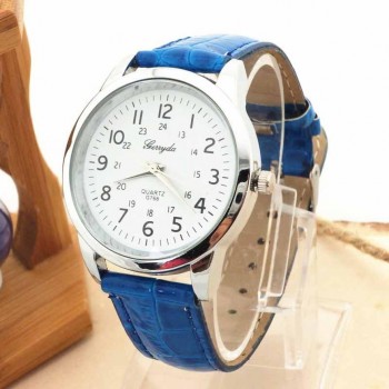 Timezone#501 Elegant Analog Luxury Sports Leather Strap Quartz Mens Wrist Watch Casual Sport Wristwatch Relogio