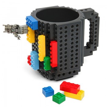350ml LEGO Building Blocks Design Creative Milk Mug Coffee Cup Creative Build-on Brick Mug Cups Drinking Water Holder