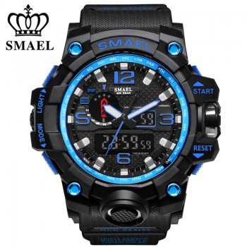 SMAEL Mens Wathes Top Brand Luxury Fashion Digital Watch Men Quartz LED Casual Sport Military Watches Mens relogio masculino