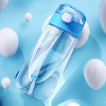 Sport Bottle 500ml kids Water Bottle with Straw children water Drinking Pot for Water Bottles Plastic Portable Bottle