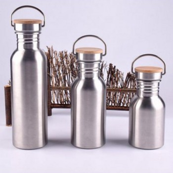 300/500/750ml Stainless Steel Wide Mouth Water Bottle Cycle Mountain Climbing Sports Water Jug