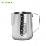 350ml 600ml Stainless Steel Espresso Coffee Pitcher Barista Kitchen Craft Scale Coffee Latte Milk Cappuccino Coffee Tools