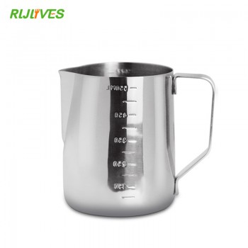 350ml 600ml Stainless Steel Espresso Coffee Pitcher Barista Kitchen Craft Scale Coffee Latte Milk Cappuccino Coffee Tools