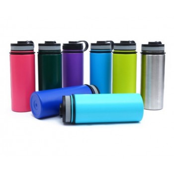 Hot!!! Hydro Flask 18oz/32oz/40oz Vacuum Insulated Stainless Steel Water Bottle Wide Mouth  with Sport/Straw/Spout lid