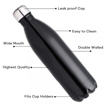 350/500/750/1000ml Double-Wall Insulated Thermos Vacuum Flask Stainless Steel Water Bottle Cola Chilly Bottle