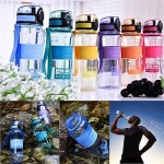 Portable 600ML Water Bottle Sport Fruit Infuser Juice Lemon Drinking Bottles For Outdoor Bicycle Cycling Sports Gym BPA Free
