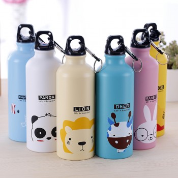 Modern Design 500ml Water Blttle Lovely Animals Outdoor Portable Sports Cycling Camping Hiking Bicycle School Kid Water Cup BTZ1