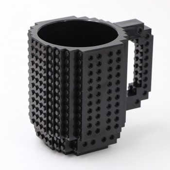 350ml Creative Milk Mug Coffee Cup Creative Build-on Brick Mug Cups Drinking Water Holder for LEGO Building Blocks Design