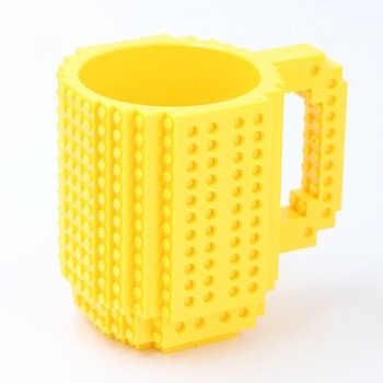 350ml Creative Milk Mug Coffee Cup Creative Build-on Brick Mug Cups Drinking Water Holder for LEGO Building Blocks Design
