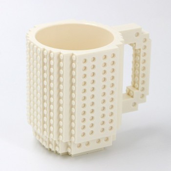 350ml Creative Milk Mug Coffee Cup Creative Build-on Brick Mug Cups Drinking Water Holder for LEGO Building Blocks Design