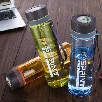 Large Capacity 1000ML Plastic Water Bottle With Rope Portable Outdoor Space Bottle Hiking Camping Travel Bottle Free BPA