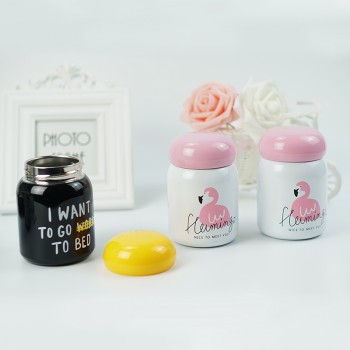 OWNPOWER 220ML Mini Thermos Coffee Vacuum Flask Stainless Steel Drink Water Bottle Termos Thermo Cup And Mug Garrafa Termica