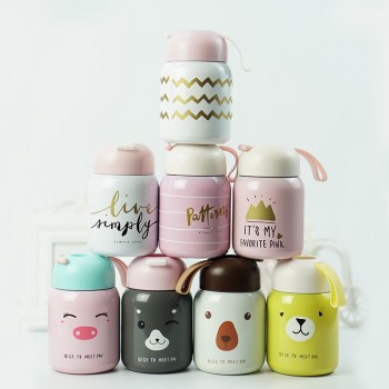 OWNPOWER 220ML Mini Thermos Coffee Vacuum Flask Stainless Steel Drink Water Bottle Termos Thermo Cup And Mug Garrafa Termica