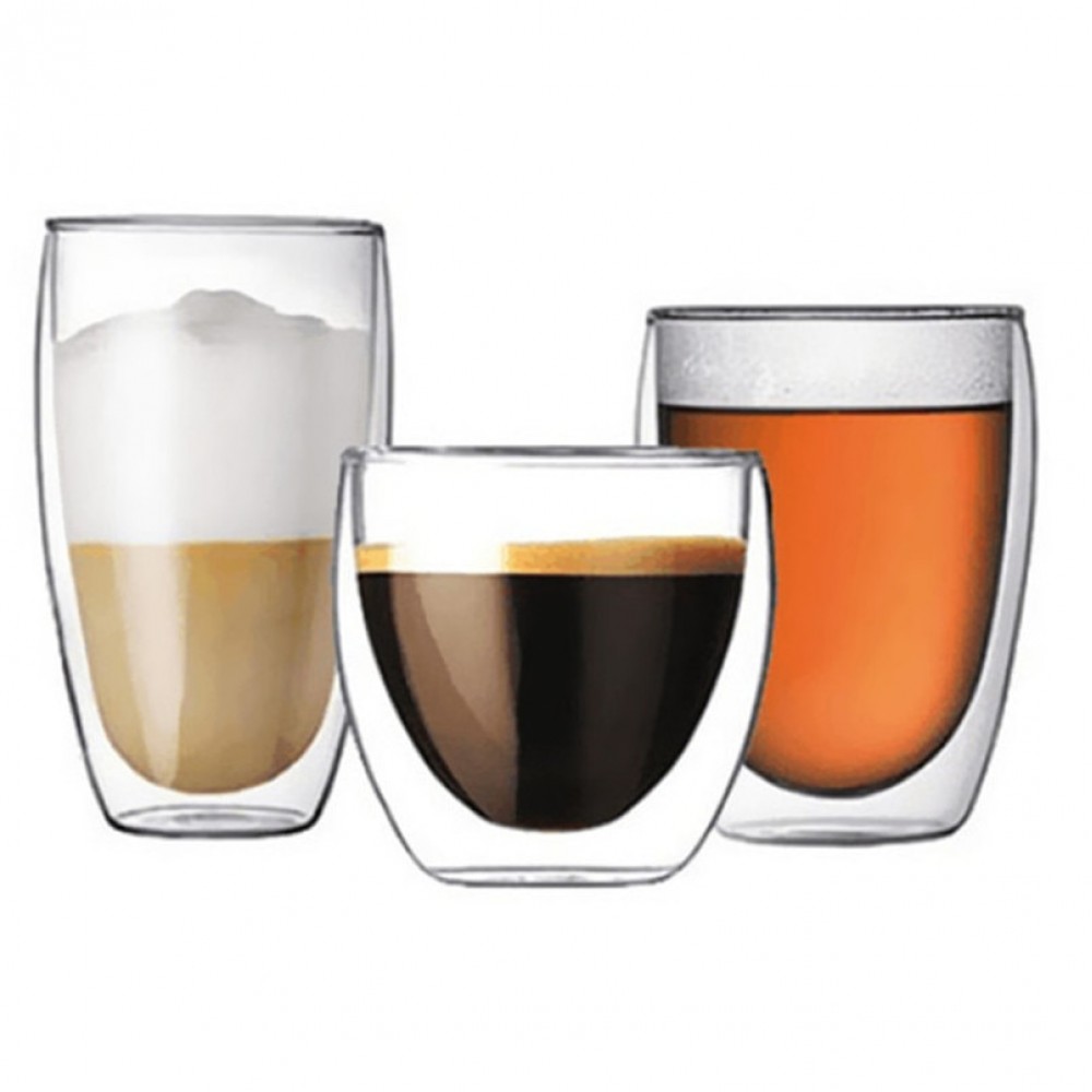 1 Pcs Heat-resistant Double Wall Glass Cup Beer Coffee Cup Set Handmade Creative Beer Mug Tea glass Whiskey Glass Cups Drinkware