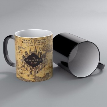 Drop Vip Hot Magic Mug Harry Hot Drink Cup Color Changing Mug Potter Marauders Map Mischief Managed Wine Tea Cup Creative Gifts