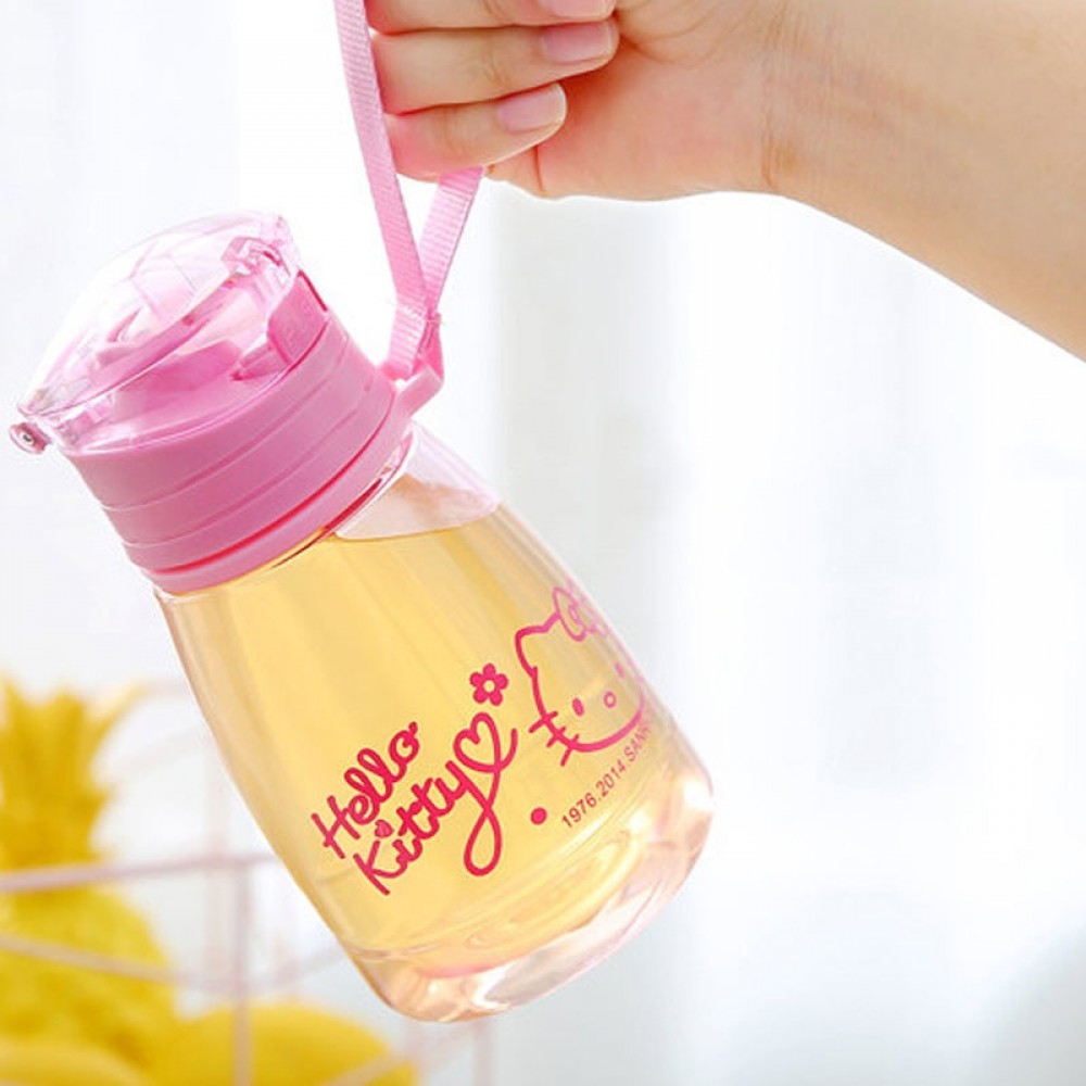 Eco-friendly Kid Kids Drinking Cartoon Water Bottles BPA Free Plastic Straw Bottle Children Bottle Children Kettle Sports Bottle