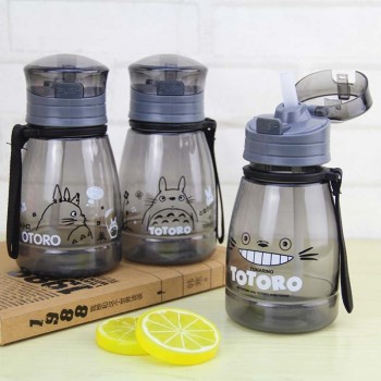 Eco-friendly Kid Kids Drinking Cartoon Water Bottles BPA Free Plastic Straw Bottle Children Bottle Children Kettle Sports Bottle